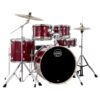 Mapex Venus 5-Pcs Hybrid Acoustic Drum Kit VE5295FTVM With Hardware & Throne - Crimson Red Sparkle