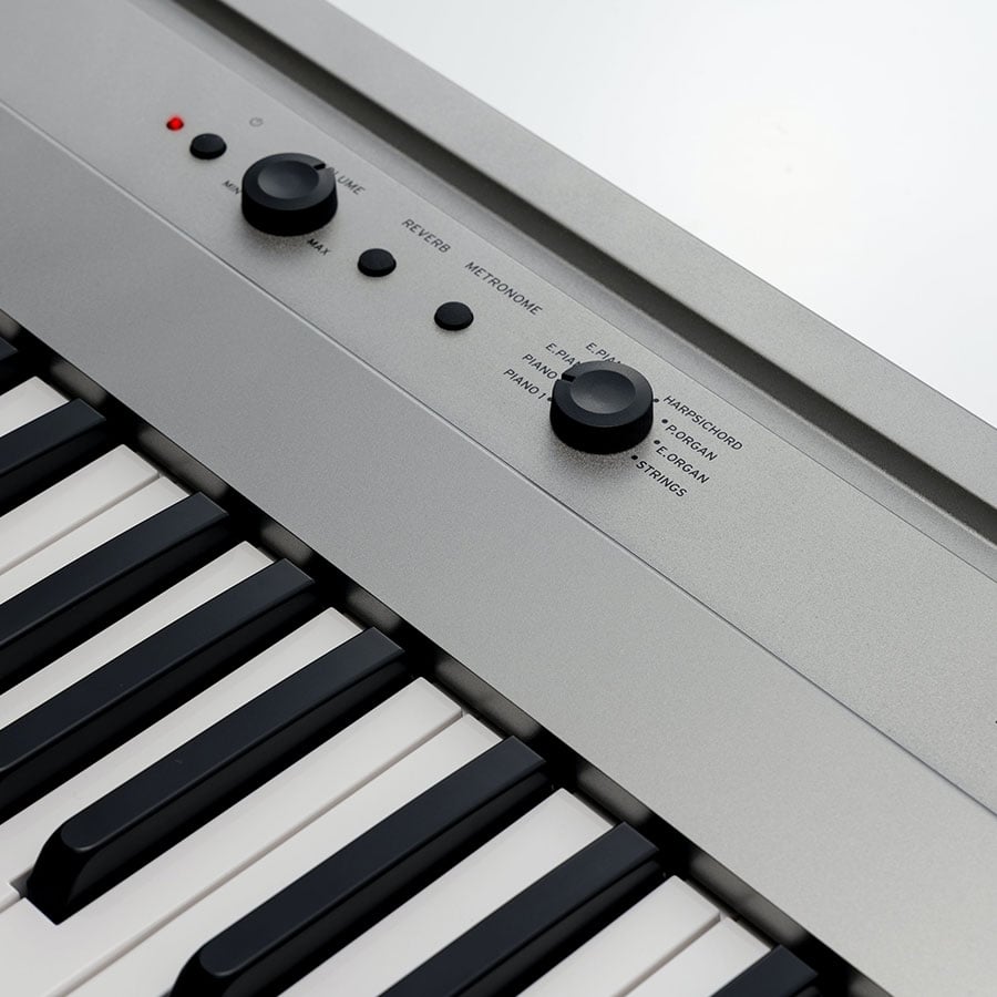 Korg Liano L1 88-Keys Portable Digital Piano - Metallic Silver - Image 3