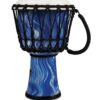 Latin Percussion Djembe, World, Rope Circle - 7" (17.78 cm) -Blue Marble LP1607BM