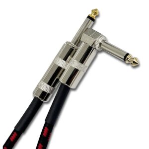 Olive OL-GT3M Guitar Cable with Right Angle Jack - 3 mtr