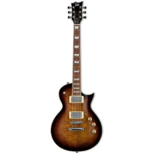 ESP-LTD EC-256 Flamed Maple Dark Brown Sunburst