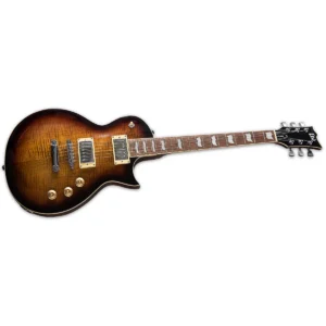 ESP-LTD EC-256 Flamed Maple Dark Brown Sunburst