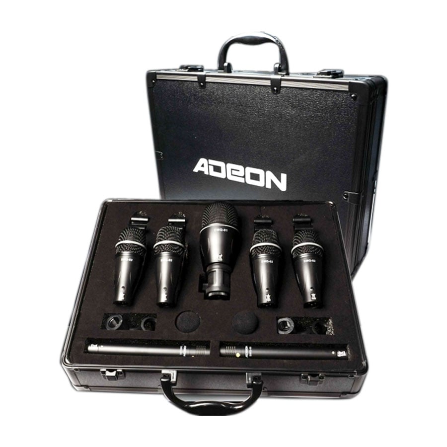 Adeon DMQ7 7-Piece Complete Drum Microphone Pack