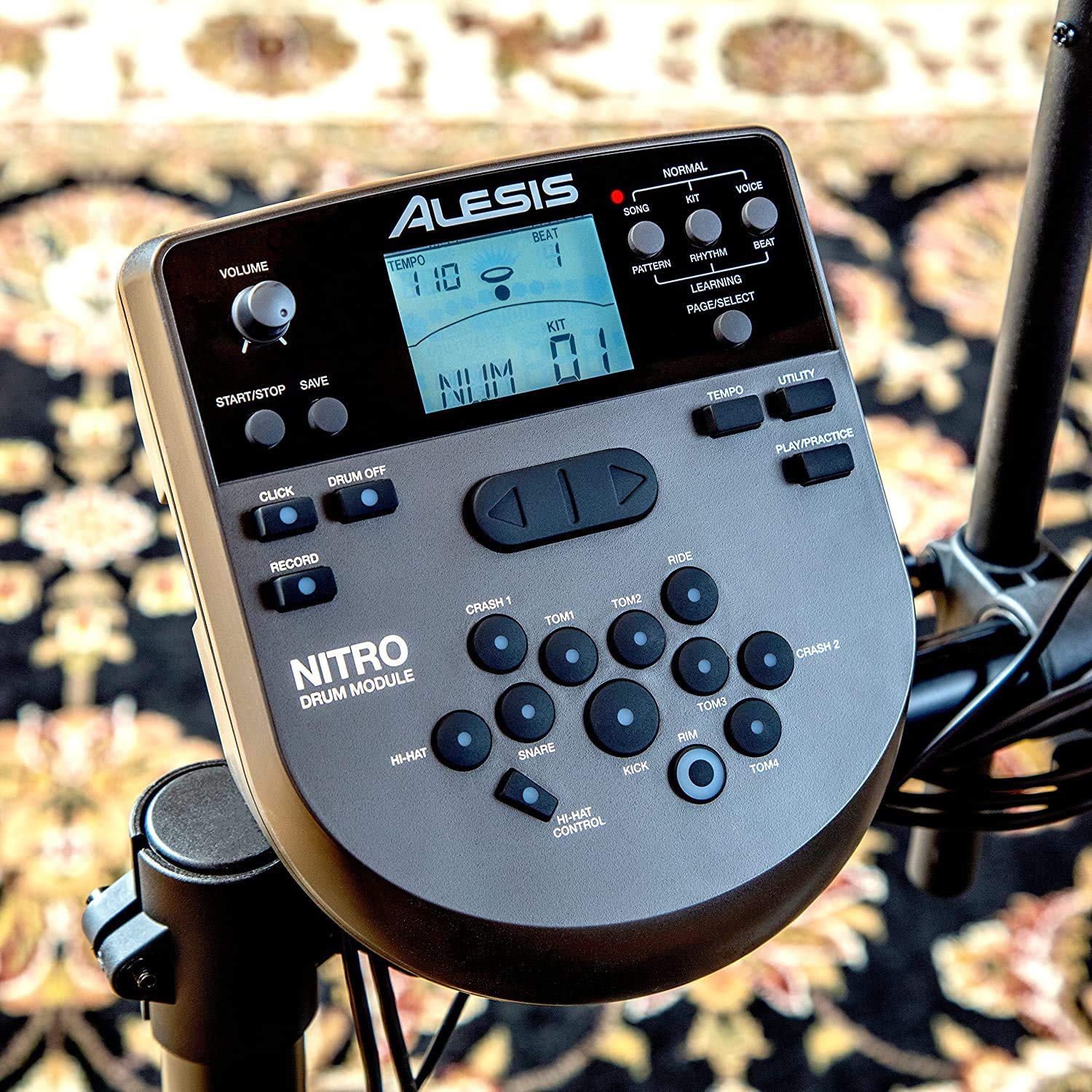 Alesis Nitro Mesh Kit | Eight Piece All-Mesh Electronic Drum - Image 4