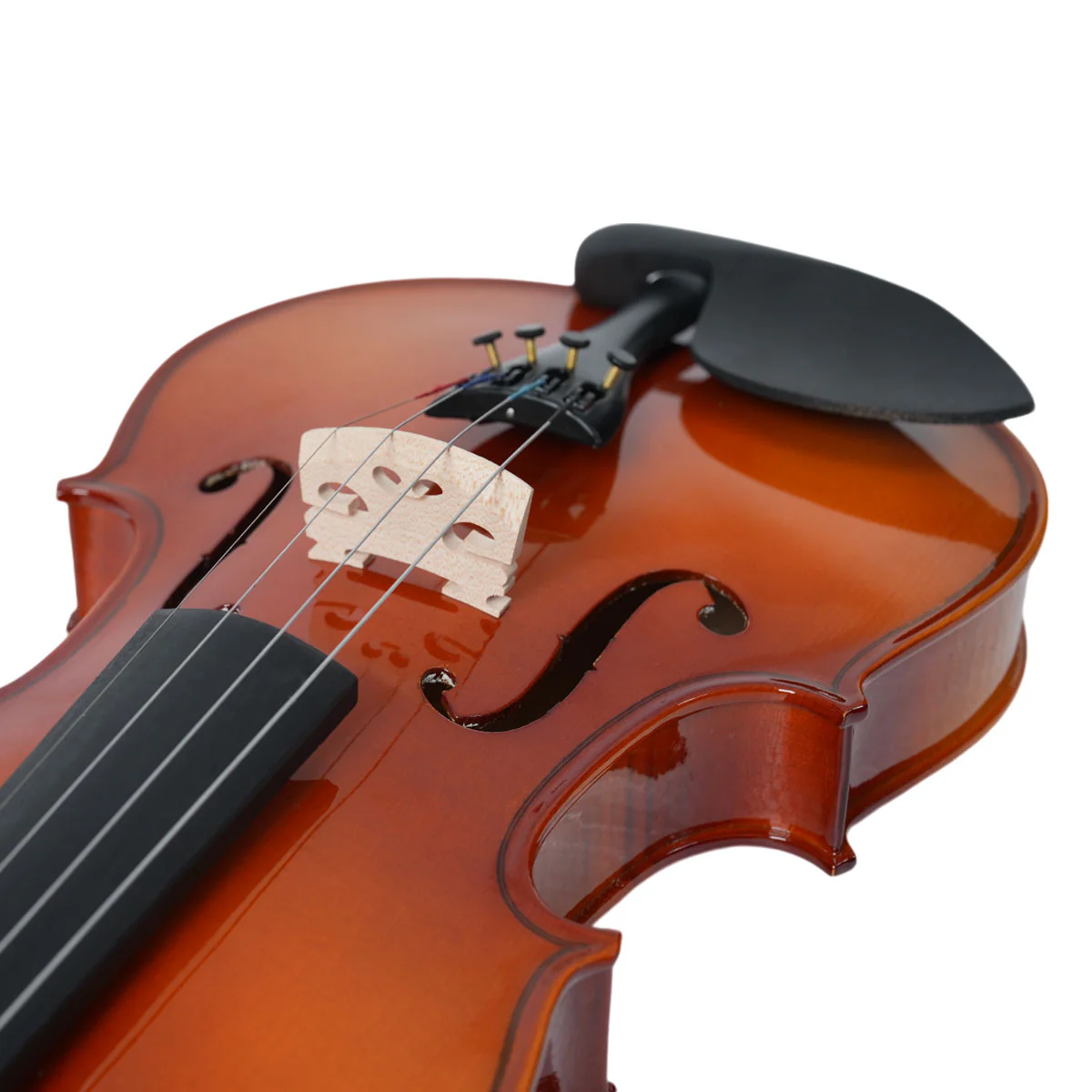 Havana MV1412F Violin Full size with Case, Ebony Pegs - Image 5