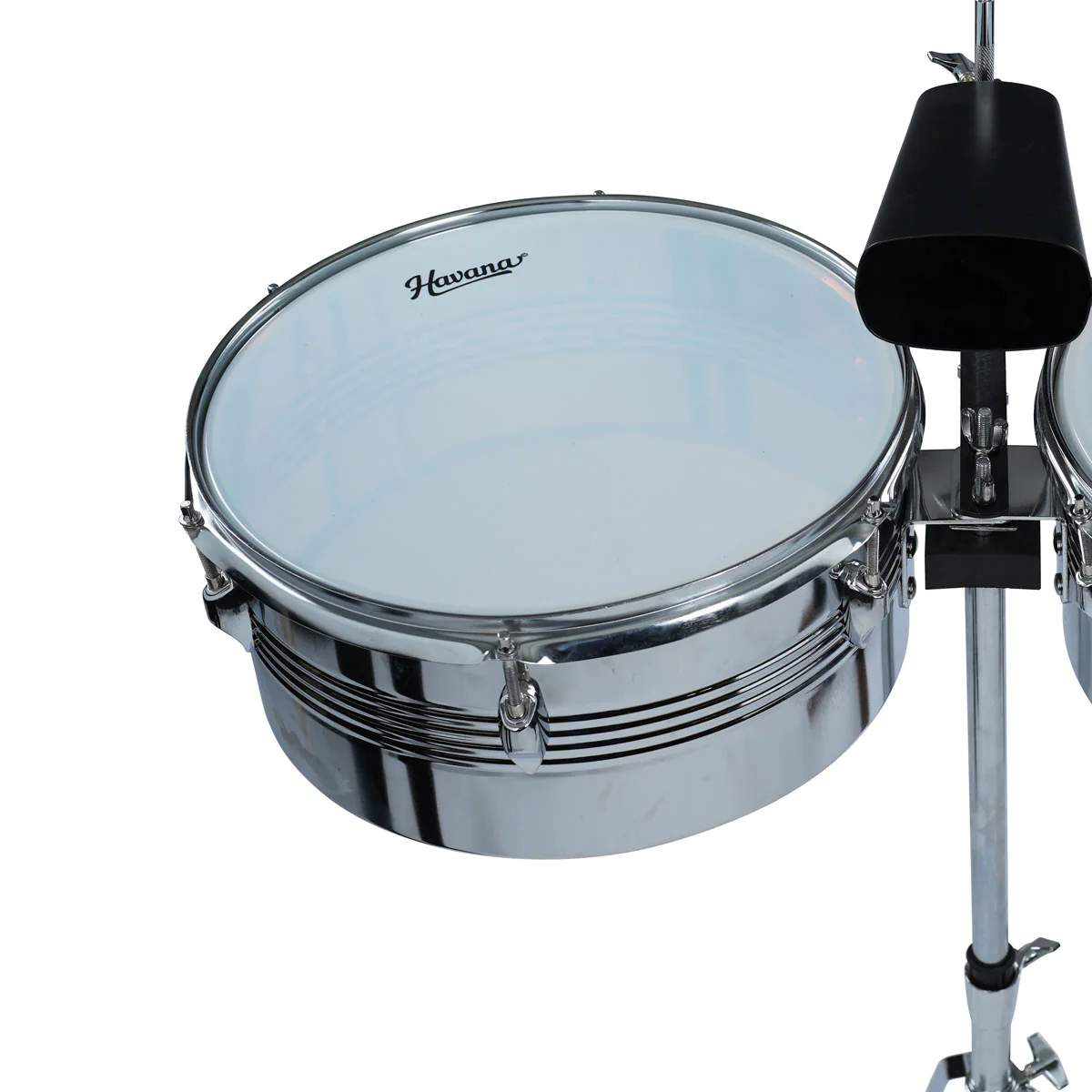 Havana TM-1314 Timbale with Stand and Cowbell - Image 4