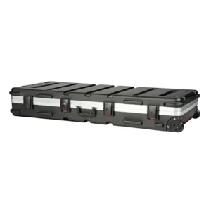 Crossrock CRA861KBK Keyboard Hard Case with TSA Lock and Wheel