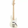 Fender Squier Affinity Series Jazz Bass V 5-String Bass Guitar-Olympic White /Maple