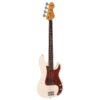 Vintage V40 Coaster Series 4-String Bass Guitar-Vintage White