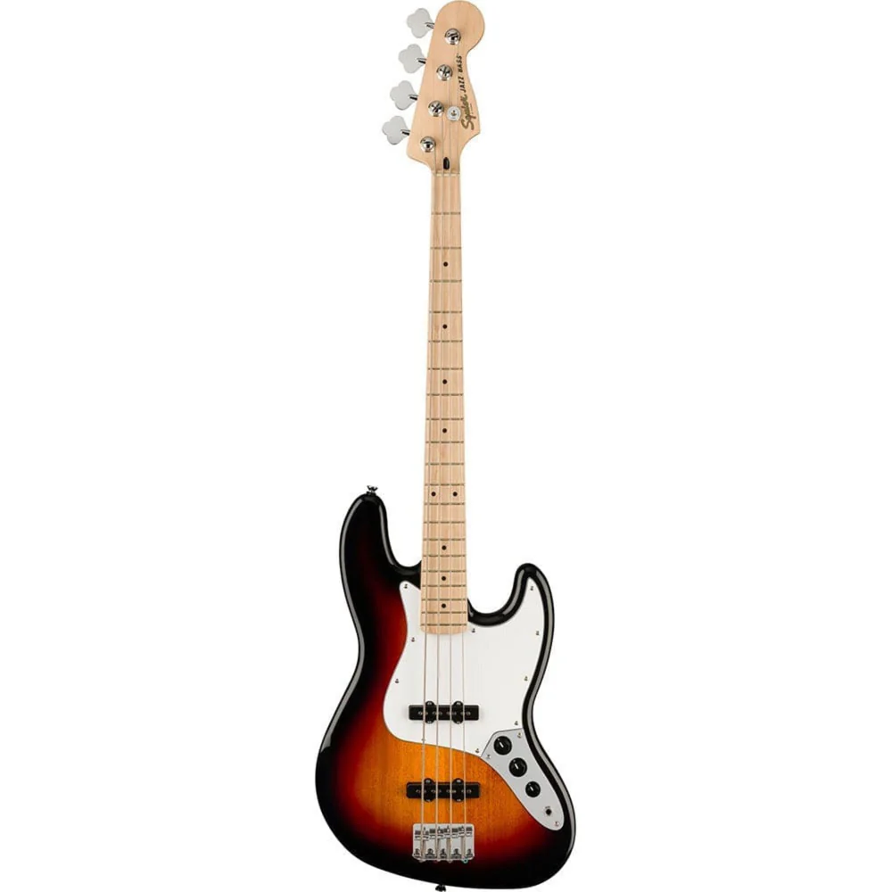 Fender Squier Affinity Series Jazz 4-String Bass Guitar-3TS Sunburst/Maple (0378602500)