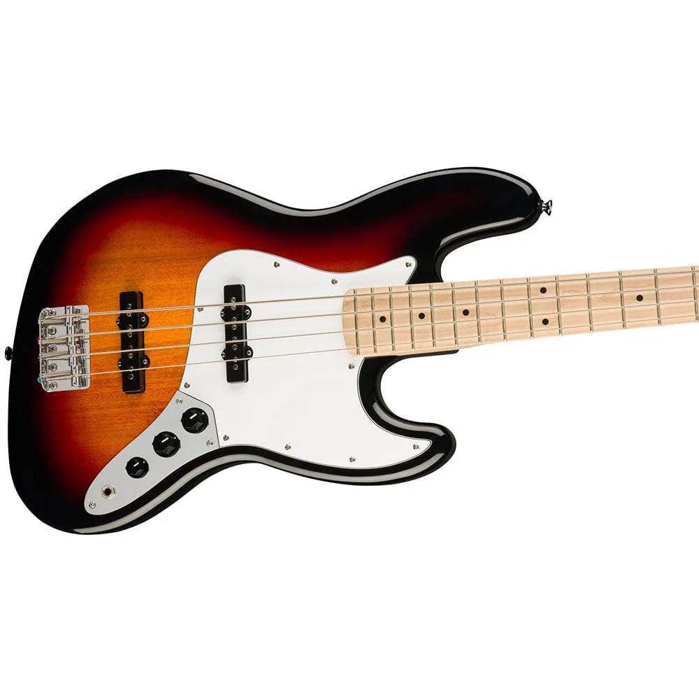 Fender Squier Affinity Series Jazz 4-String Bass Guitar-3TS Sunburst/Maple (0378602500) - Image 4
