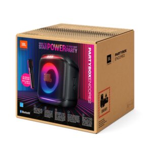 JBL PartyBox Encore 2 Bluetooth Speaker With Wireless Microphones