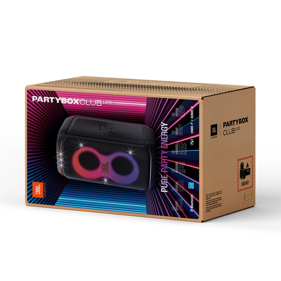 JBL PartyBox Club 120 Portable Wireless Bluetooth Speaker - Black - Image 8