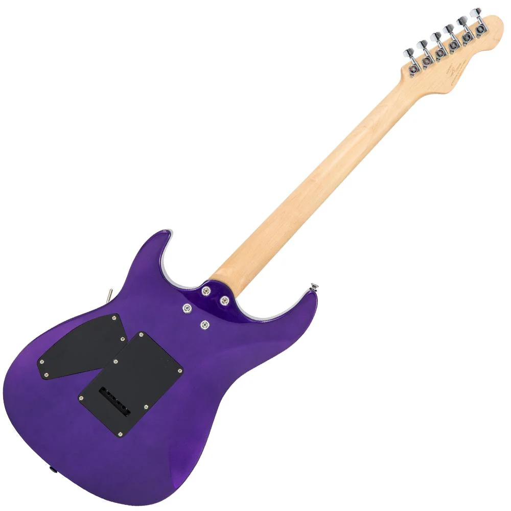 Vintage V6M24 ReIssued Series Electric Guitar ~ Pasadena Purple - Image 2
