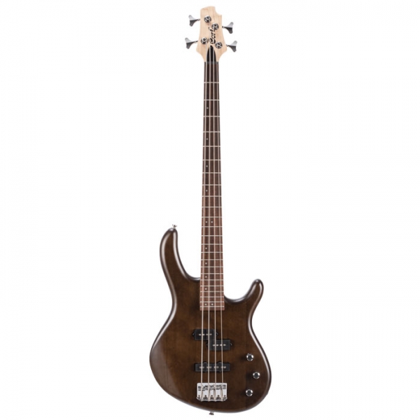 Cort Action PJ OPW 4-String Bass Guitar - Open Pore Walnut