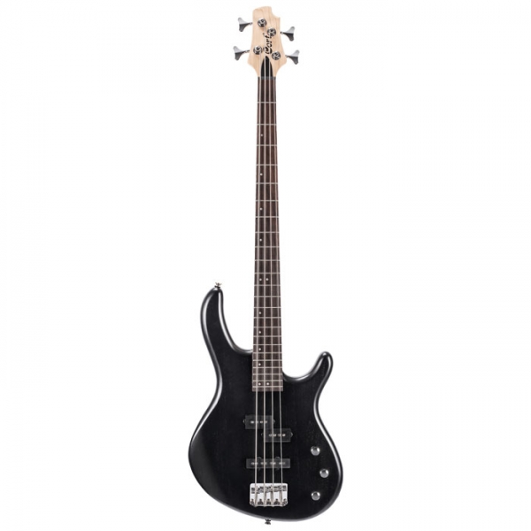 Cort Action PJ OPB 4-String Bass Guitar - Open Pore Black