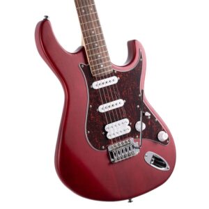 Cort G110 OPBC Electric Guitar Open Pore Black Cherry