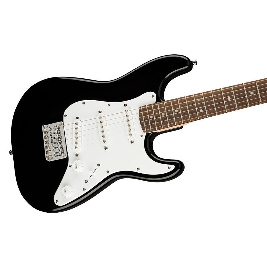 Fender Squier Mini Stratocaster Indian Laurel Fingerboard Electric Guitar 0370121506 - Black - Image 4