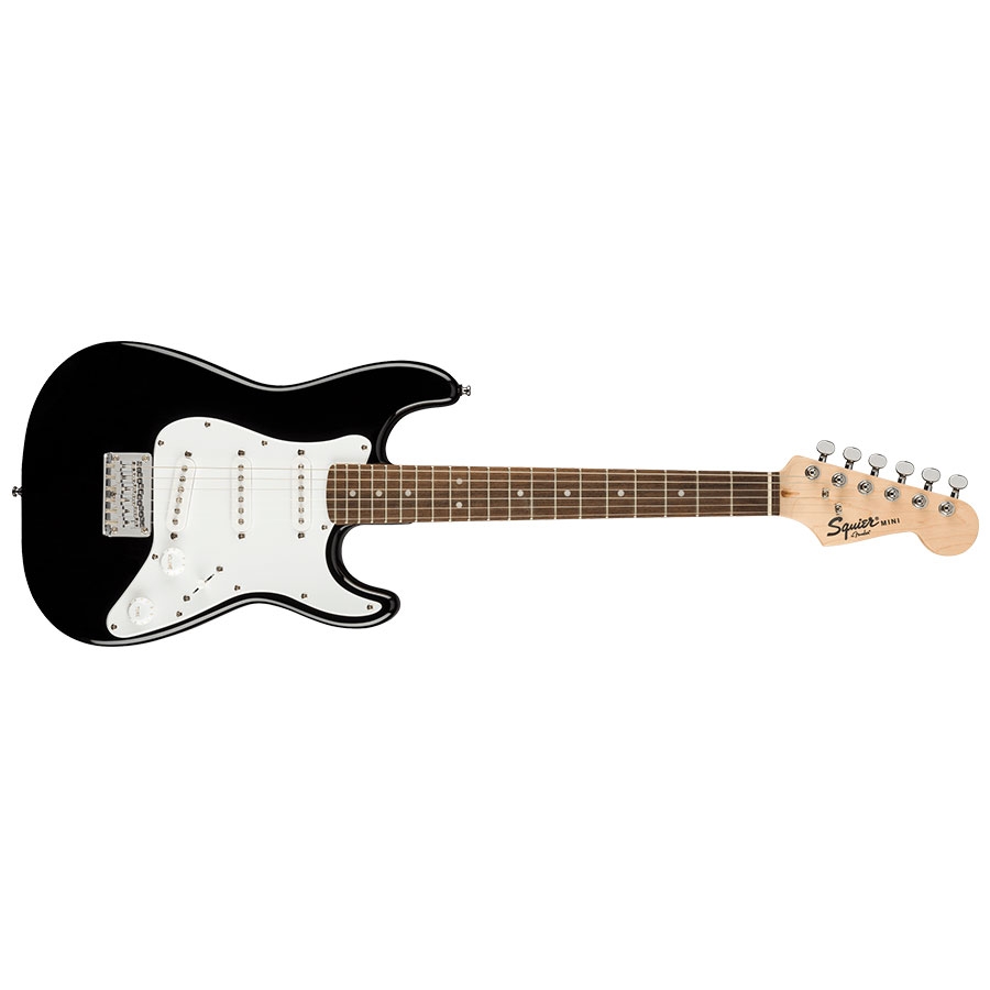 Fender Squier Mini Stratocaster Indian Laurel Fingerboard Electric Guitar 0370121506 - Black