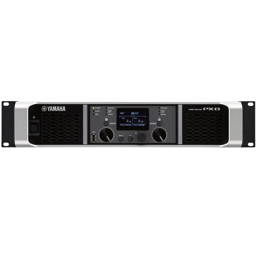 Yamaha PX8 8 Ohm 800W Channel Stereo Class D Amplifie