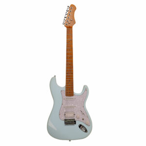 SQOE SEST500 Macaron Blue Electric Guitar – HSS