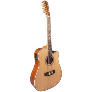 Hertz HZA-3100 41 Inches 12-String Electro Acoustic Guitar