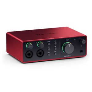 Focusrite Scarlett 4i4 4th Generation 4-in, 4-out Audio Interface