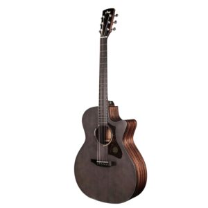 TYMA TG-2BKS Standard Series Solid Top Grand Auditorium (Black Satin) Semi-Acoustic Guitar