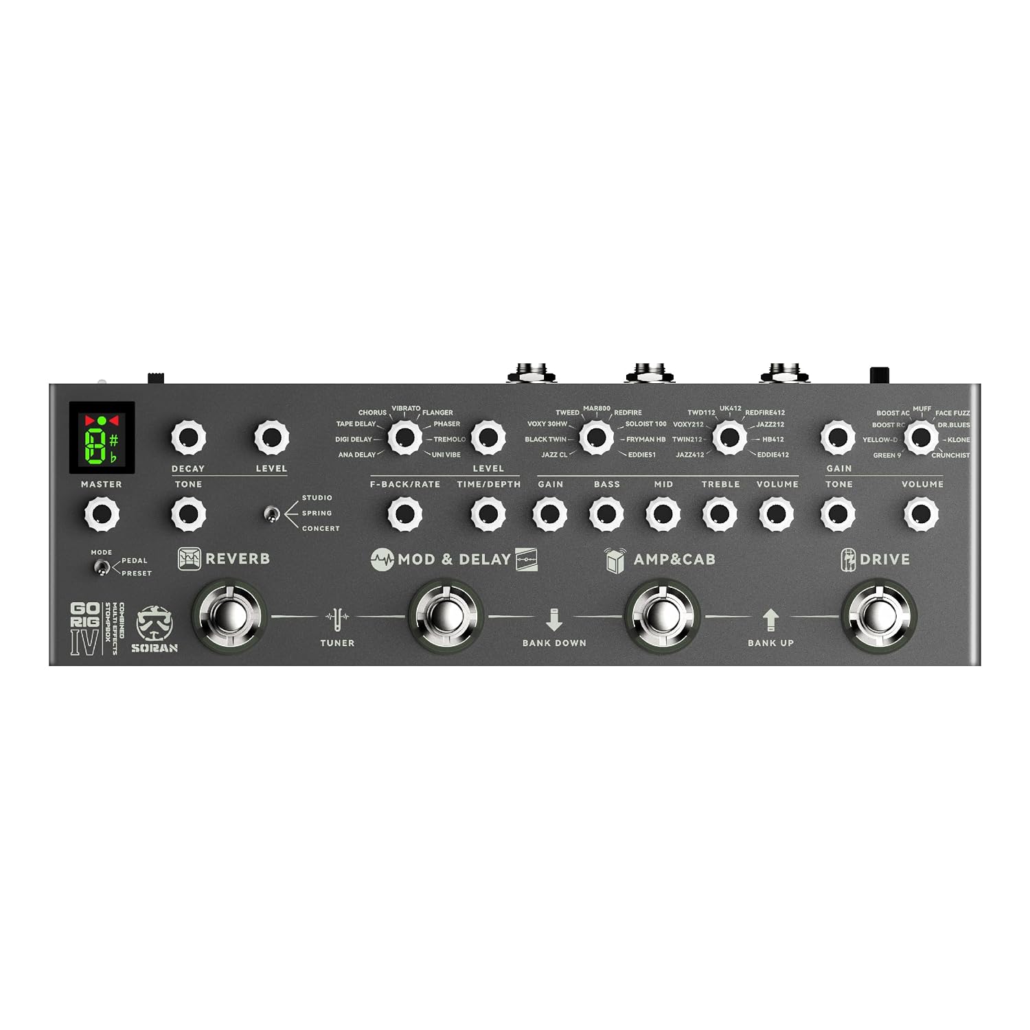 Soran Go Rig IV Electric Guitar Multi-effects