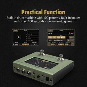 Hotone Ampero Mini Amp Modeler/Effects Processor MP-50MC -Matcha