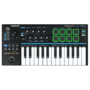 Nektar Impact LX Mini 25 Keys Midi Keyboard-Black