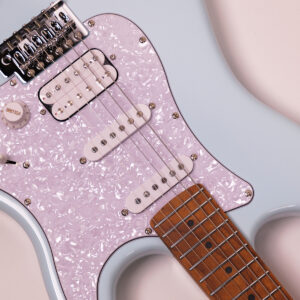 SQOE SEST500 Macaron Blue Electric Guitar – HSS