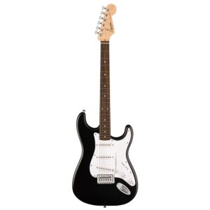 Fender Squier Debut Series Stratocaster LRL WPG Electric Guitar (0379600506)-Black