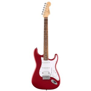 Fender Debut Stratocaster HSS Laurel WPG Electric Guitar (0379610554)-Dakota Red
