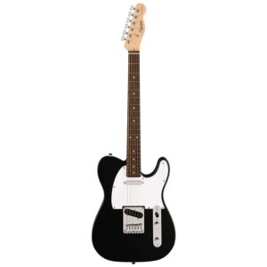 Fender Squier Debut Series Telecaster LRL WPG Electric Guitar (0379670506)-Black