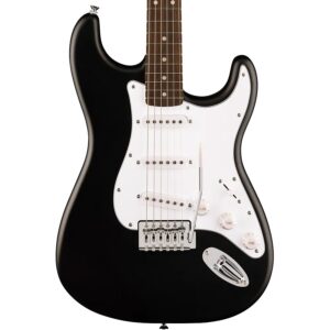 Fender Squier Debut Series Stratocaster LRL WPG Electric Guitar (0379600506)-Black