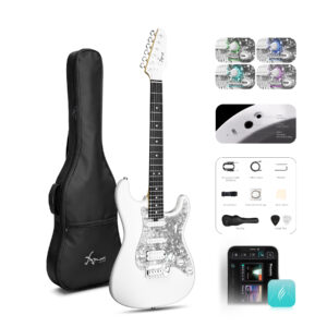 Enya Xmari Smart Electric Guitar - White
