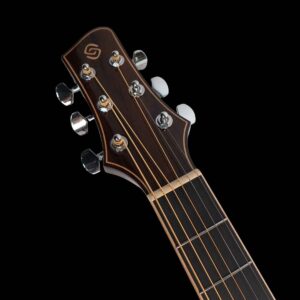 Strydom F139C 39inch all mahogany acoustic guitar trans black gloss