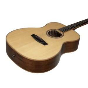 Vespera VF500E ALL SOLID SEMI ACOUSTIC GUITAR WITH LR BAGGS