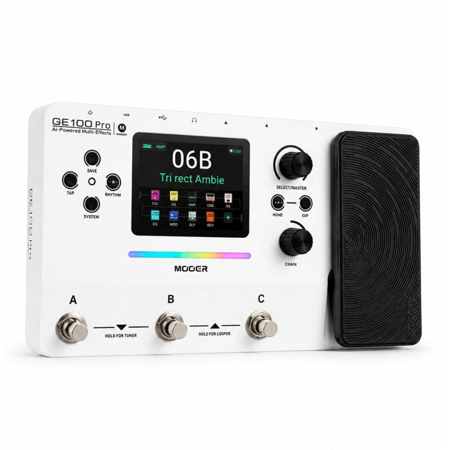Mooer GE100 Pro Guitar Multi-Effects Processor - Image 4