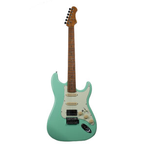 SQOE SEST600 HSS - SURF GREEN strat guitar